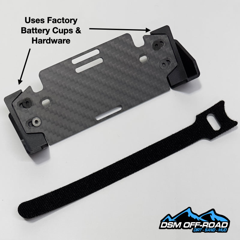 Carbon Fiber Forward Battery Tray for Axial® SCX10 III & Base Camp