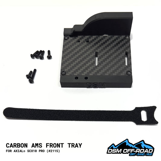 Carbon Fiber AMS Front Tray for Axial® SCX10 Pro