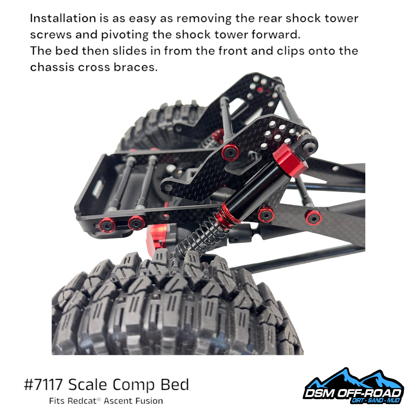 Scale Comp Bed (for Redcat® Ascent Fusion)