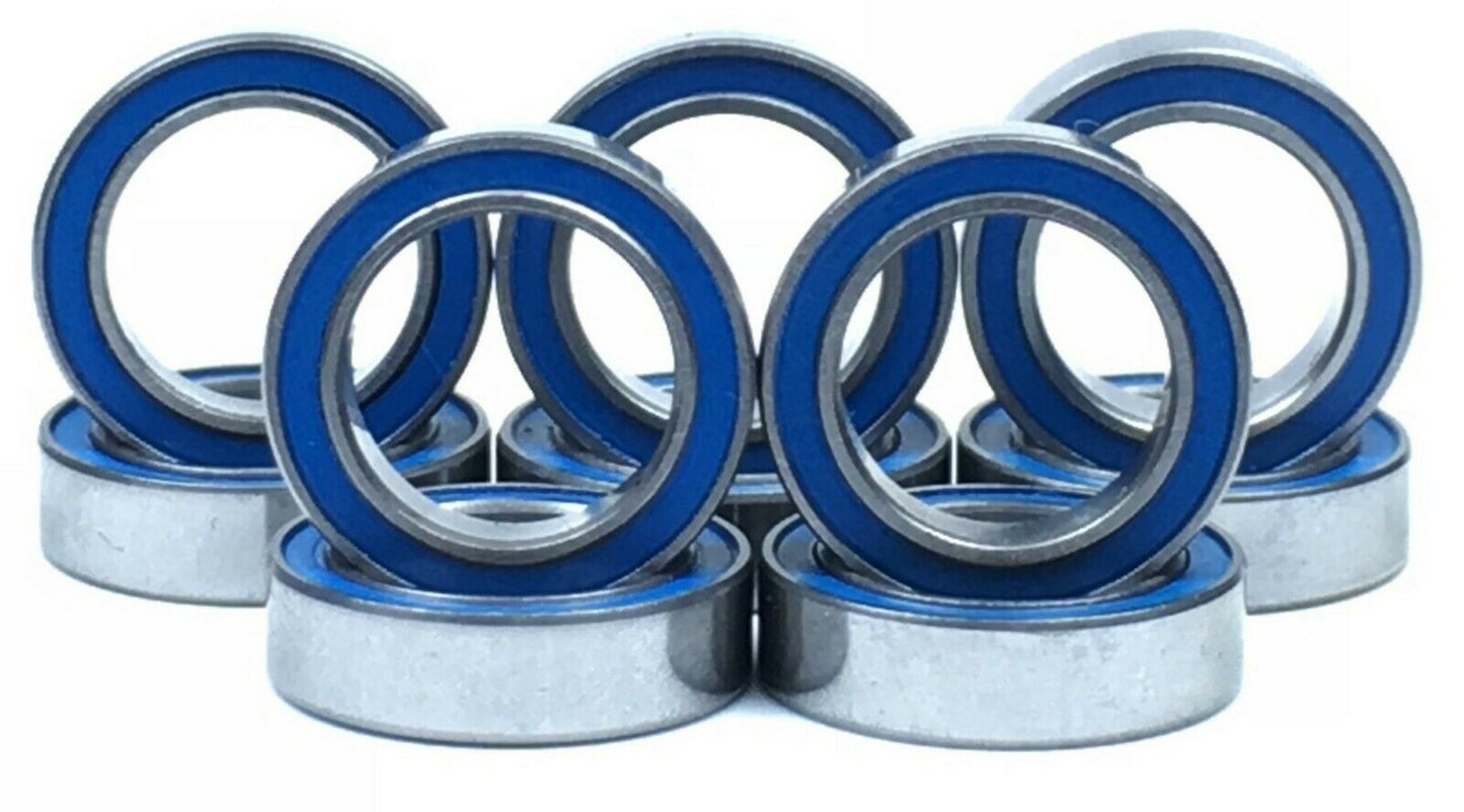 8x14x4mm Rubber Sealed Bearings (10 Pack)