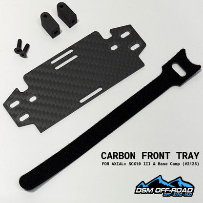 Carbon Fiber Forward Battery Tray for Axial® SCX10 III & Base Camp