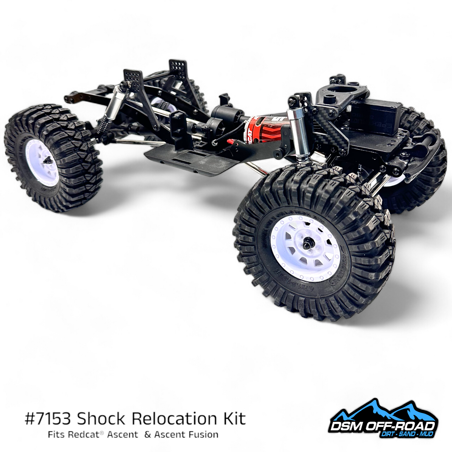 Shock Relocation Kit for Redcat® Ascent & Ascent Fusion