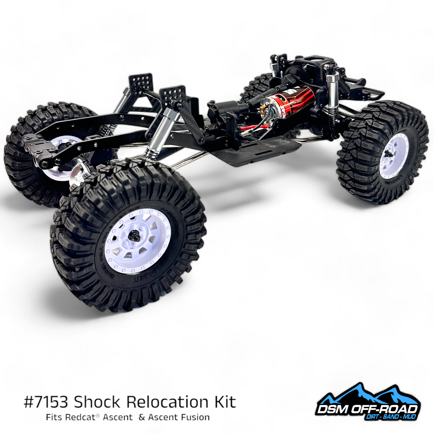 Shock Relocation Kit for Redcat® Ascent & Ascent Fusion