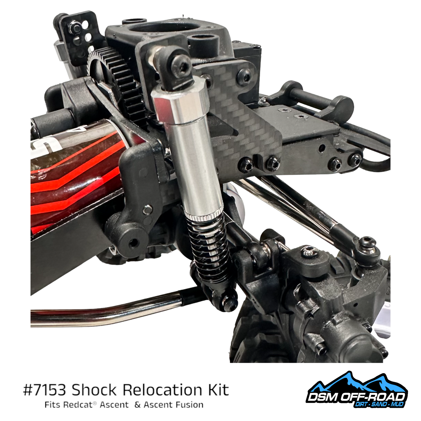 Shock Relocation Kit for Redcat® Ascent & Ascent Fusion