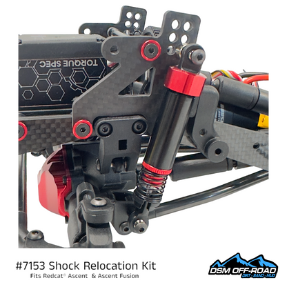 Shock Relocation Kit for Redcat® Ascent & Ascent Fusion