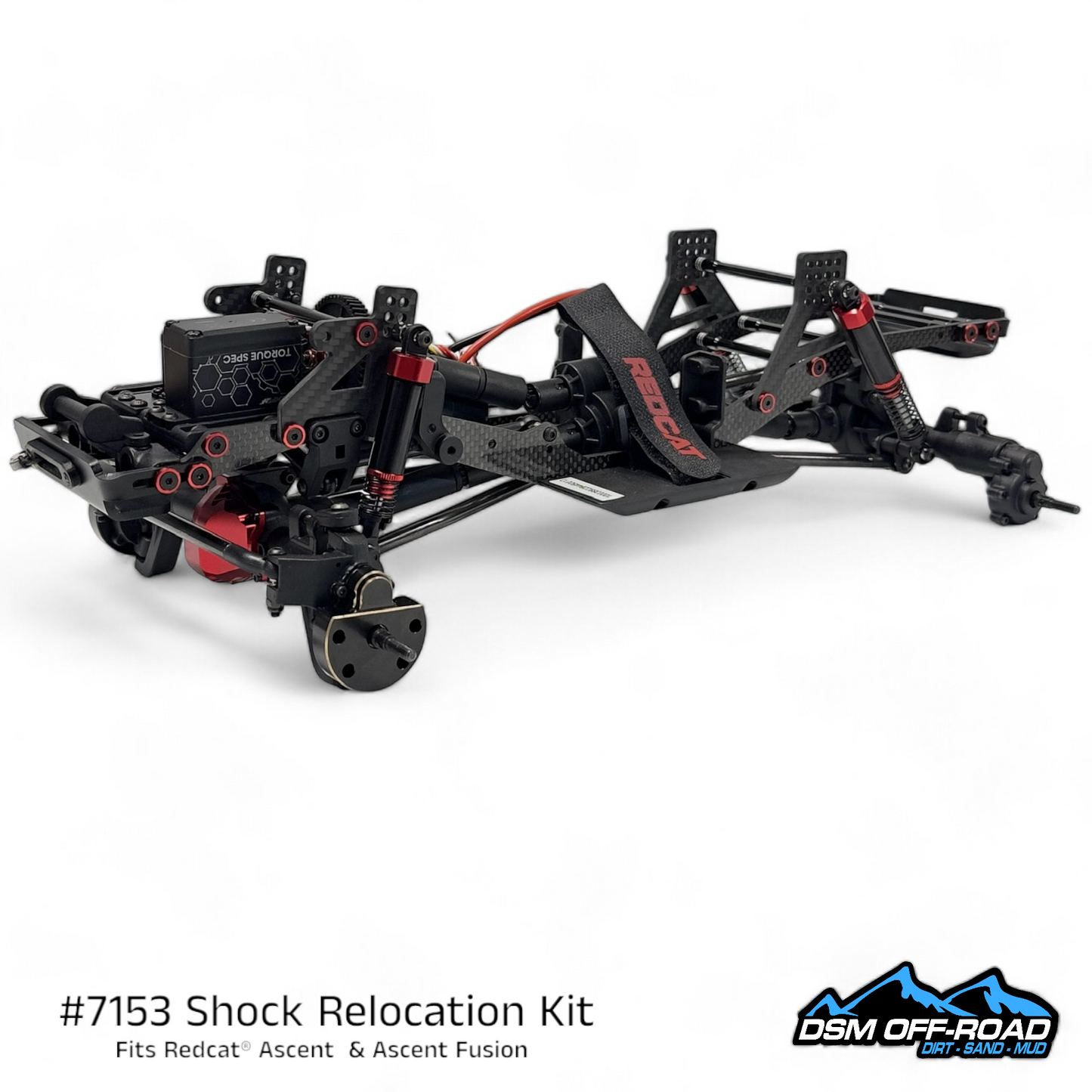 Shock Relocation Kit for Redcat® Ascent & Ascent Fusion