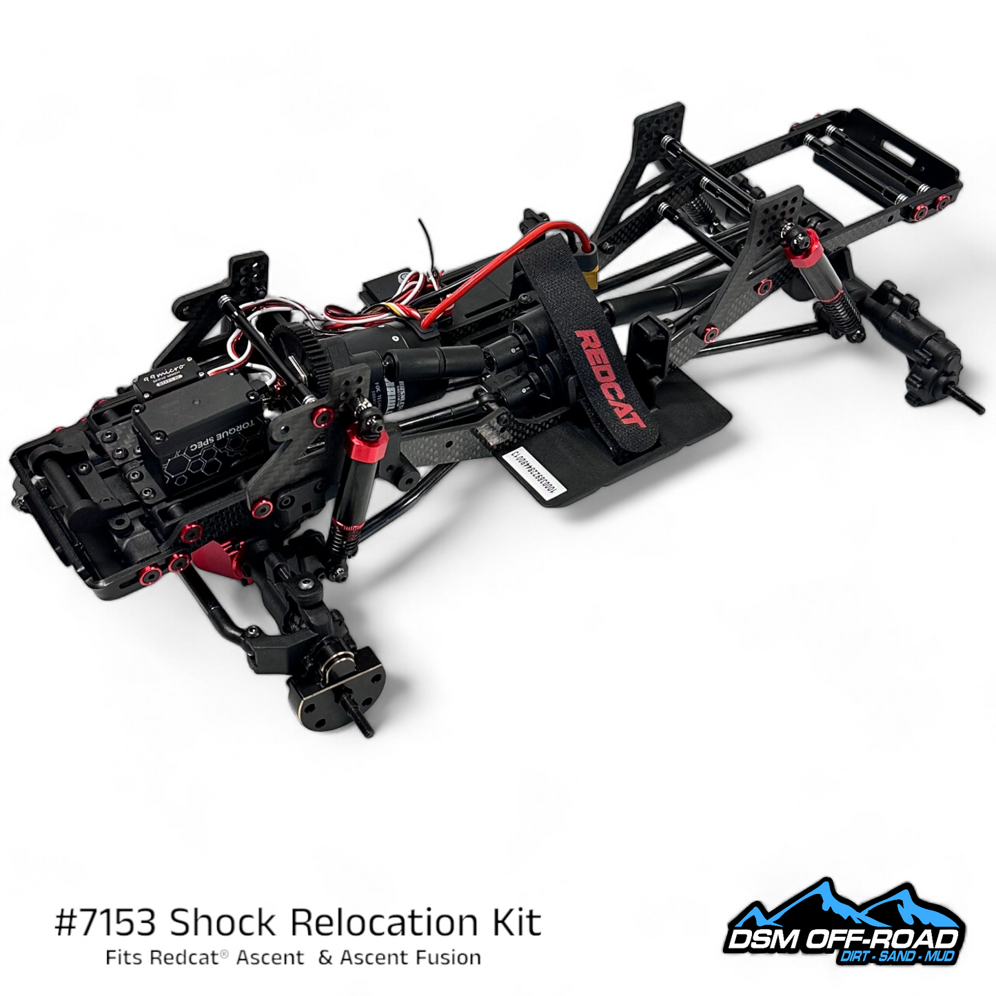 Shock Relocation Kit for Redcat® Ascent & Ascent Fusion