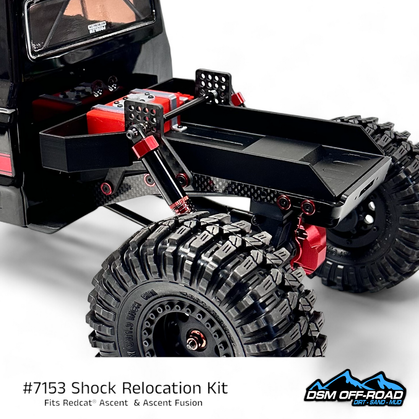 Shock Relocation Kit for Redcat® Ascent & Ascent Fusion