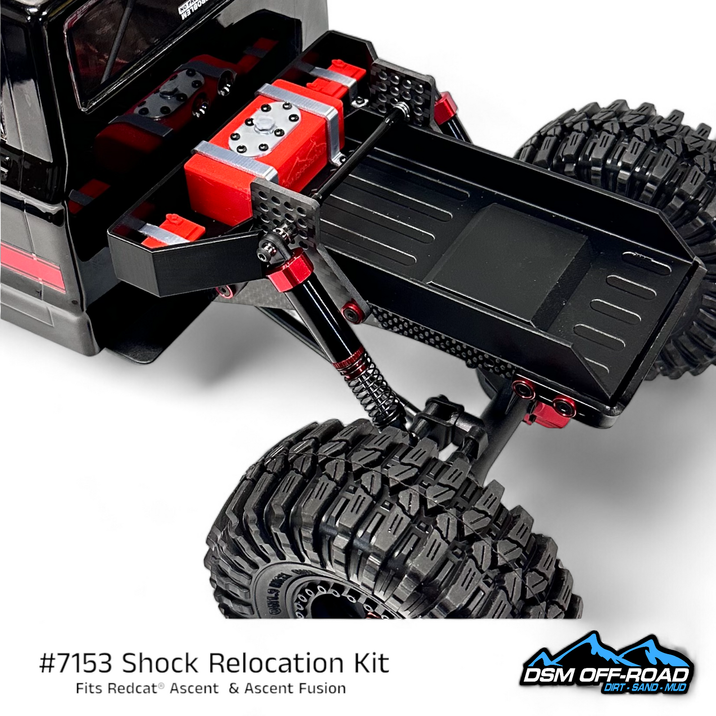 Shock Relocation Kit for Redcat® Ascent & Ascent Fusion