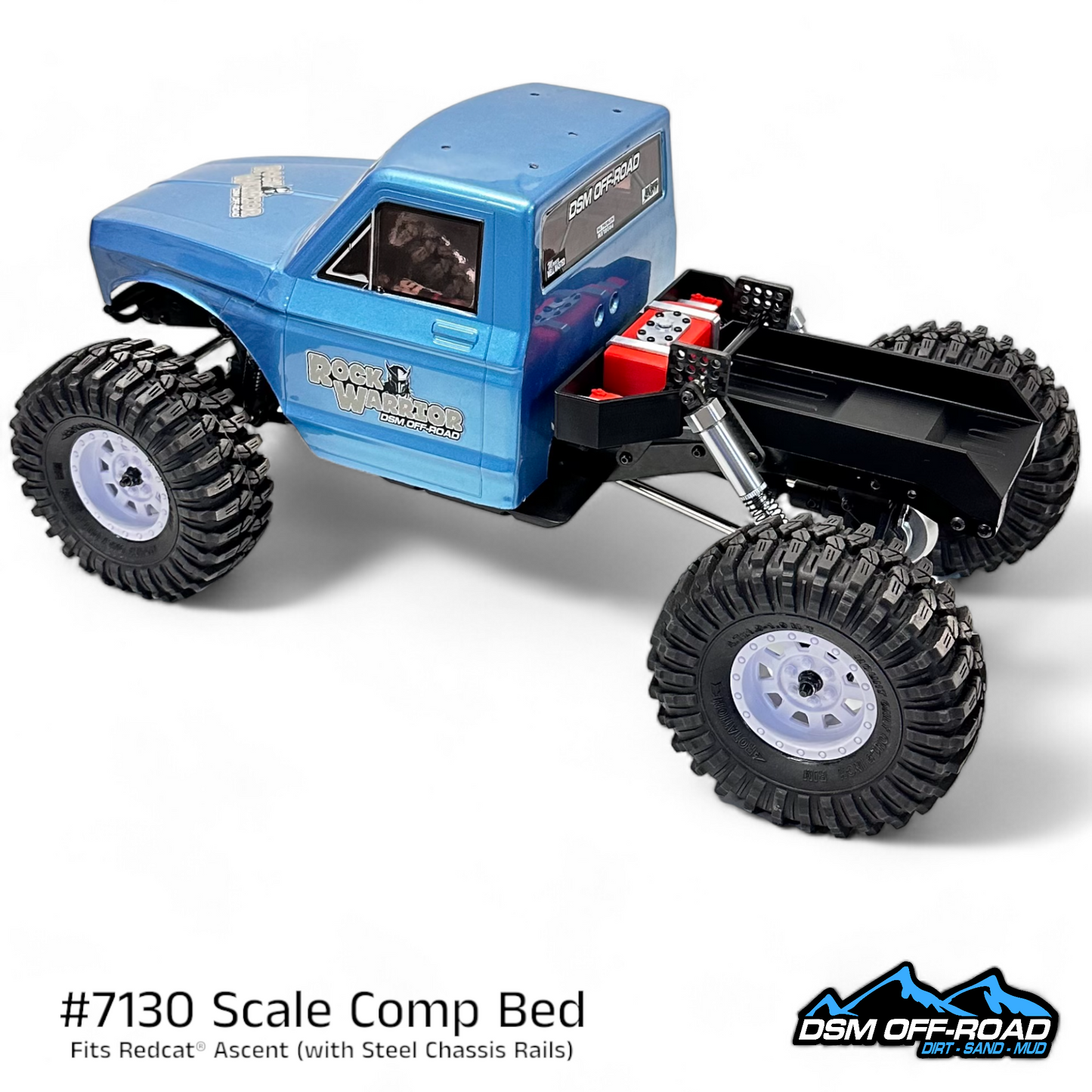 Scale Comp Bed (for Redcat® Ascent w/ Stock Steel Chassis)