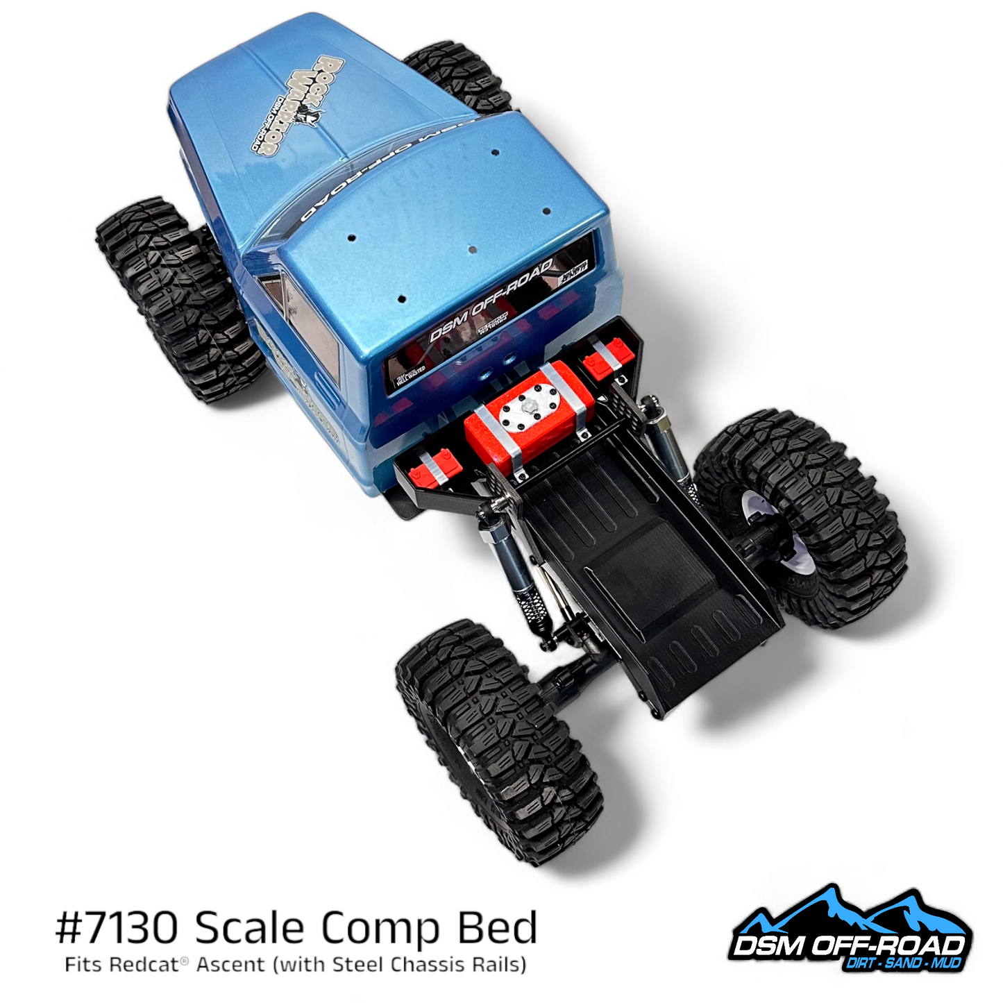 Scale Comp Bed (for Redcat® Ascent w/ Stock Steel Chassis)