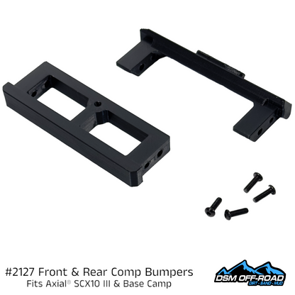 Front & Rear Comp Bumpers for Axial® SCX10 III & Base Camp