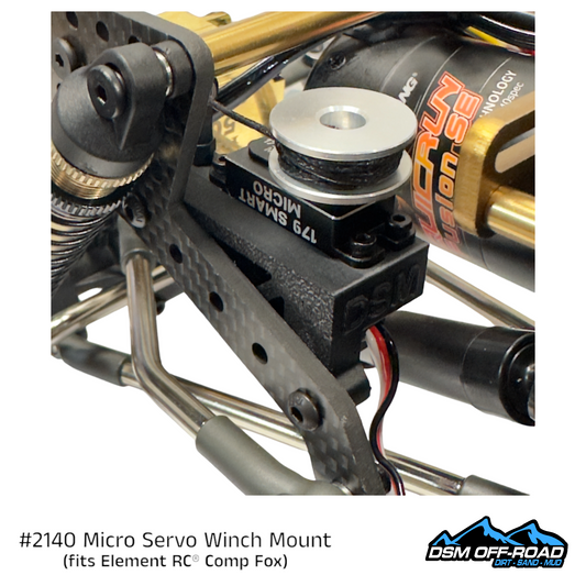 Micro Servo Winch Mount (Fits Element RC Comp Fox)