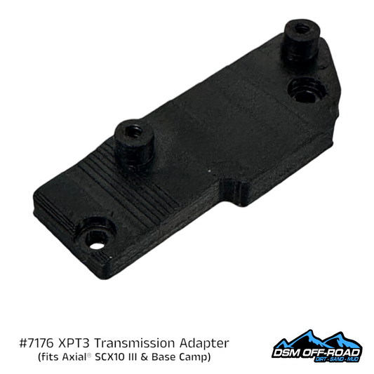 Adapter for Reefs RC XPT3 Transmission (for Axial® SCX10 III & Base Camp)