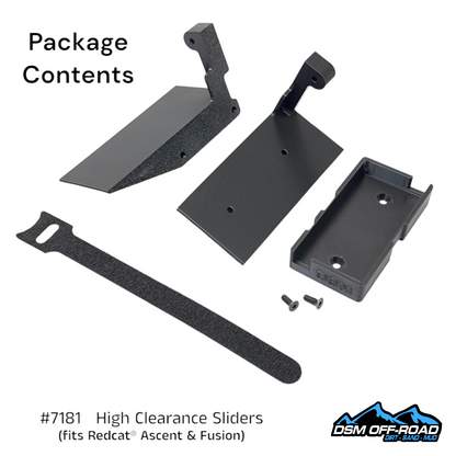 High Clearance Sliders with Cab Mounts (for Redcat® Ascent Stock Chassis)