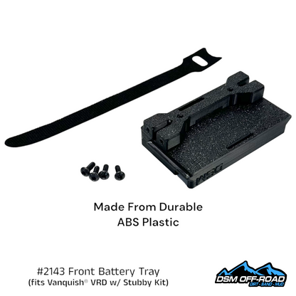 Front Battery Tray (for Vanquish® VRD w/ Stubby Kit)