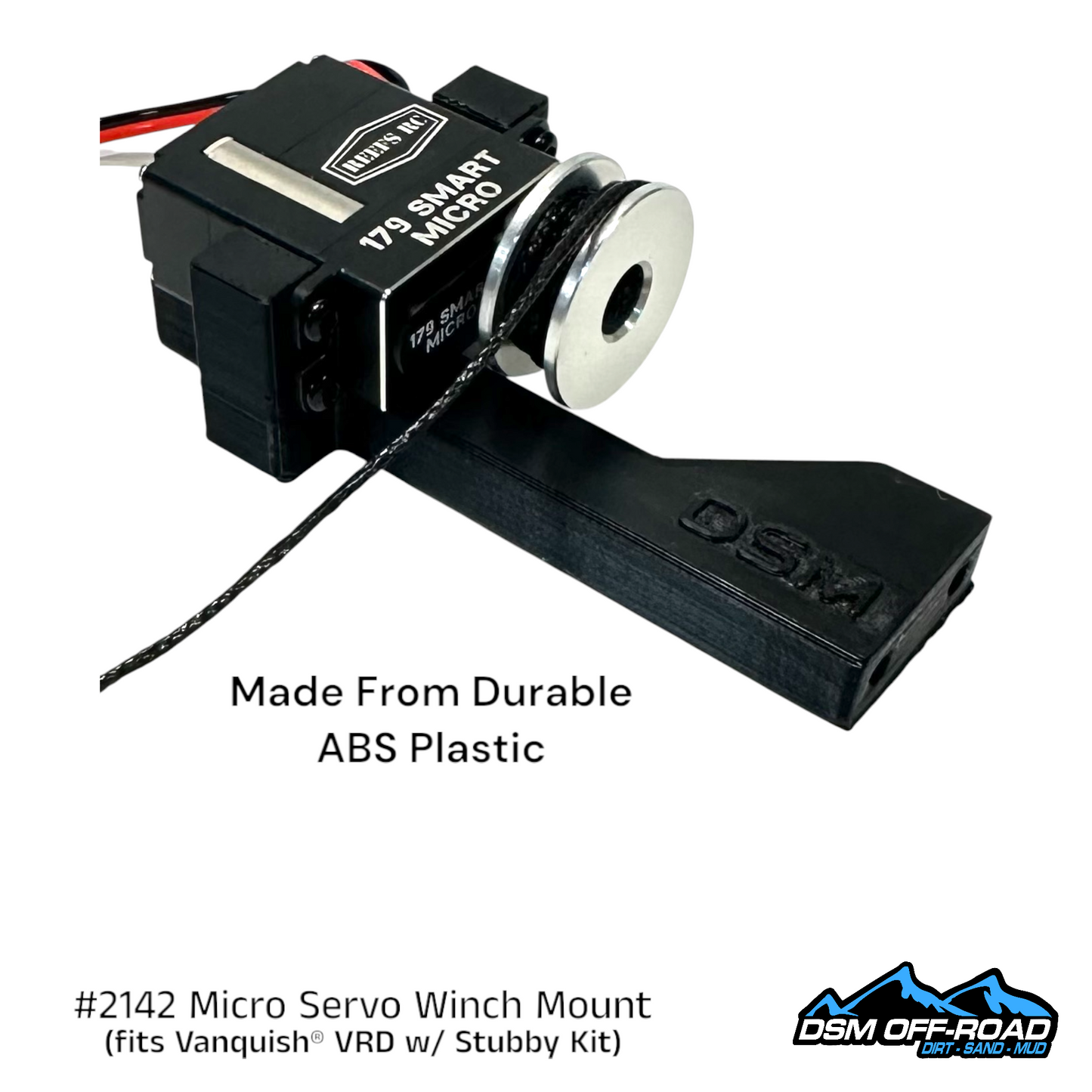 Micro Servo Winch Mount (for Vanquish® VRD w/ Stubby Kit)