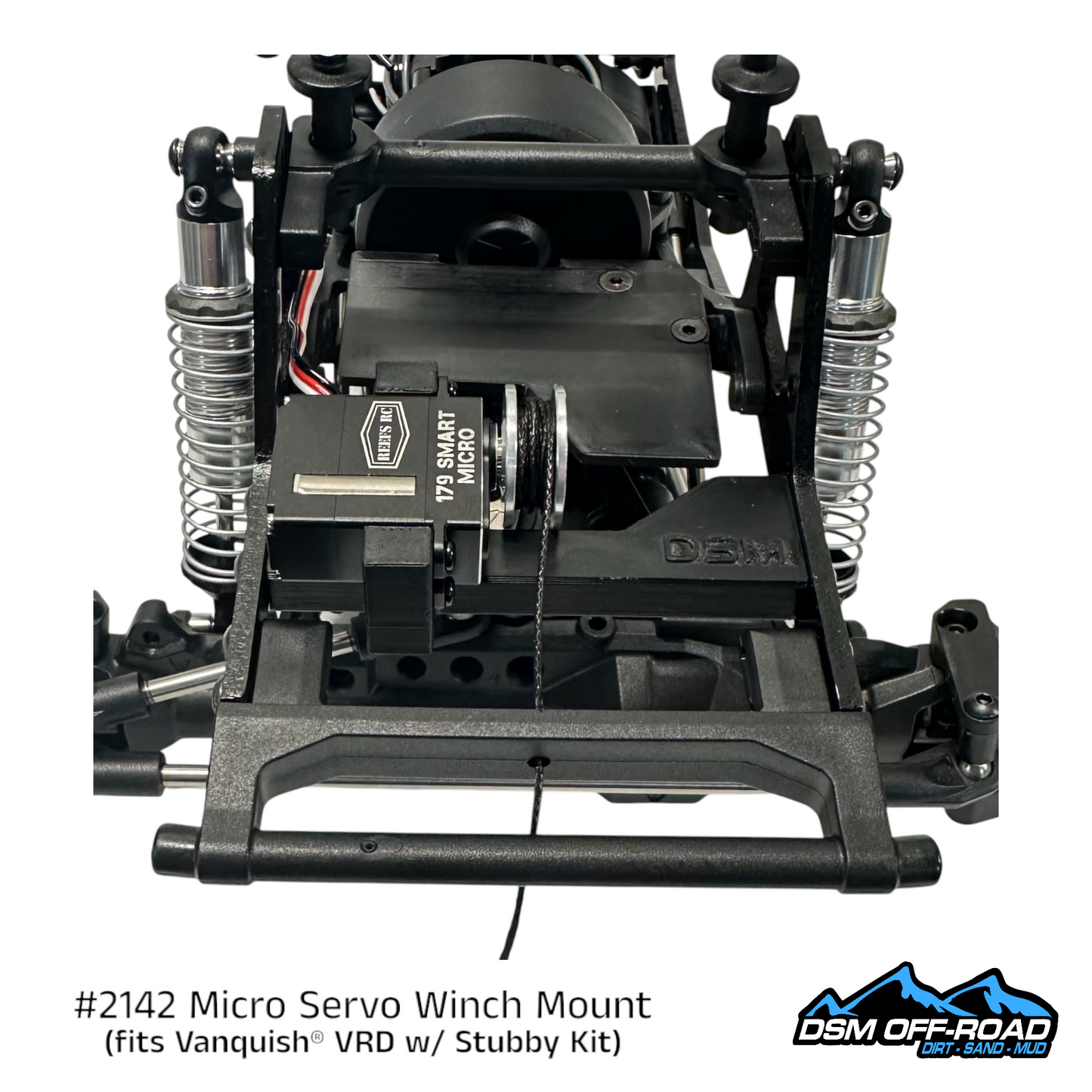 Micro Servo Winch Mount (for Vanquish® VRD w/ Stubby Kit)