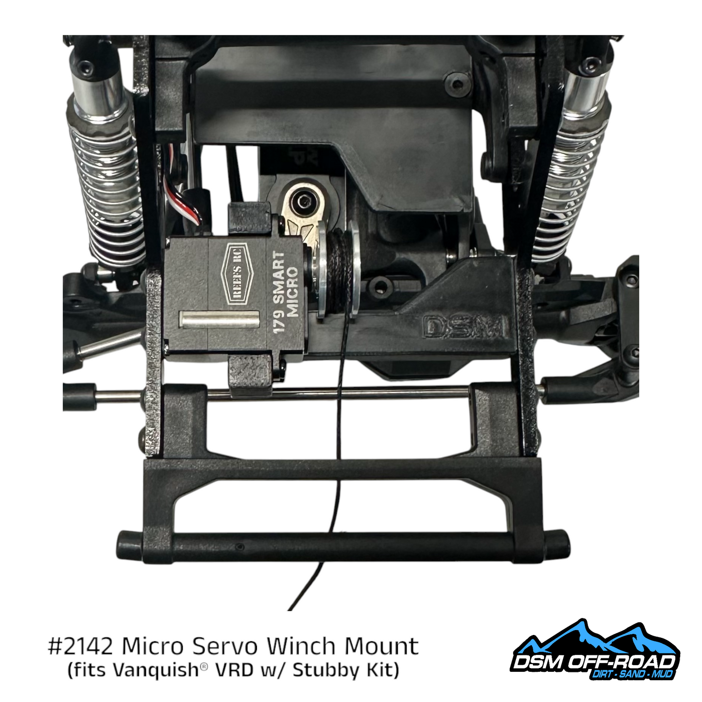 Micro Servo Winch Mount (for Vanquish® VRD w/ Stubby Kit)