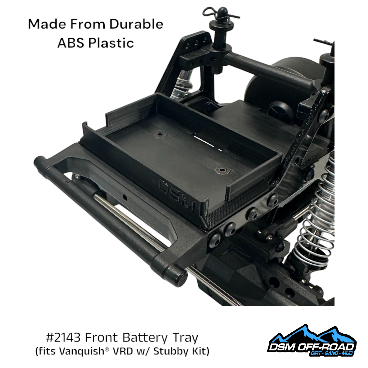 Front Battery Tray (for Vanquish® VRD w/ Stubby Kit)