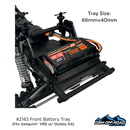 Front Battery Tray (for Vanquish® VRD w/ Stubby Kit)