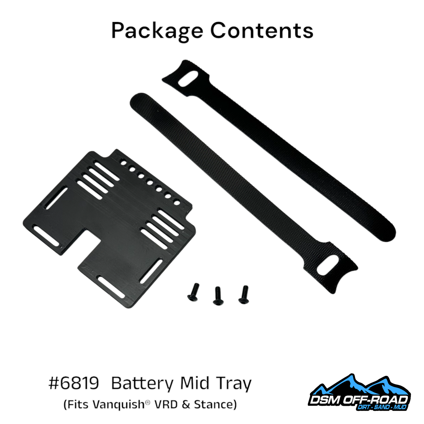 Battery Mid Tray for Vanquish® VRD & Stance (ABS)