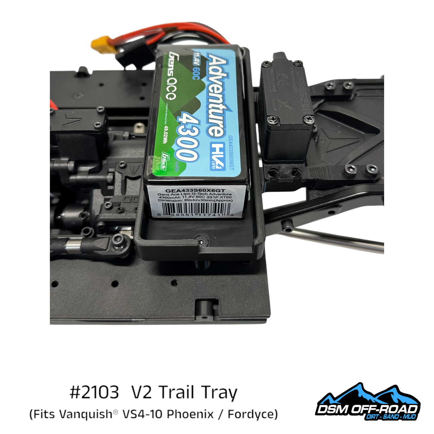 V2 Trail Tray (Fits Vanquish® VS4-10, Phoenix, Fordyce)