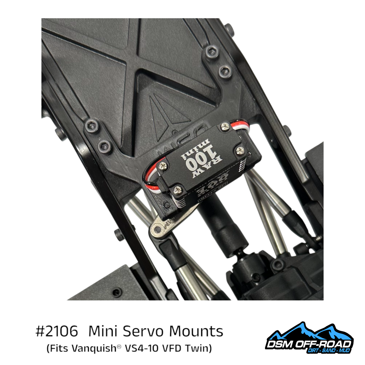 Mini Servo Mounting Kit (Fits Vanquish® VS4-10 w/ VFD Twin)