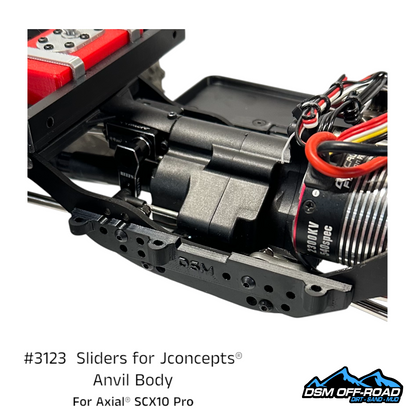 Sliders for Jconcepts® Anvil Body (Fits Axial® SCX10 Pro)