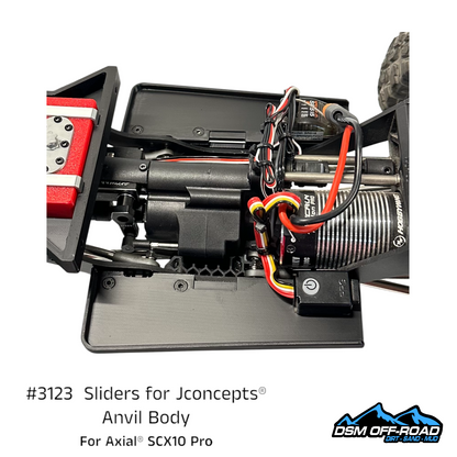 Sliders for Jconcepts® Anvil Body (Fits Axial® SCX10 Pro)