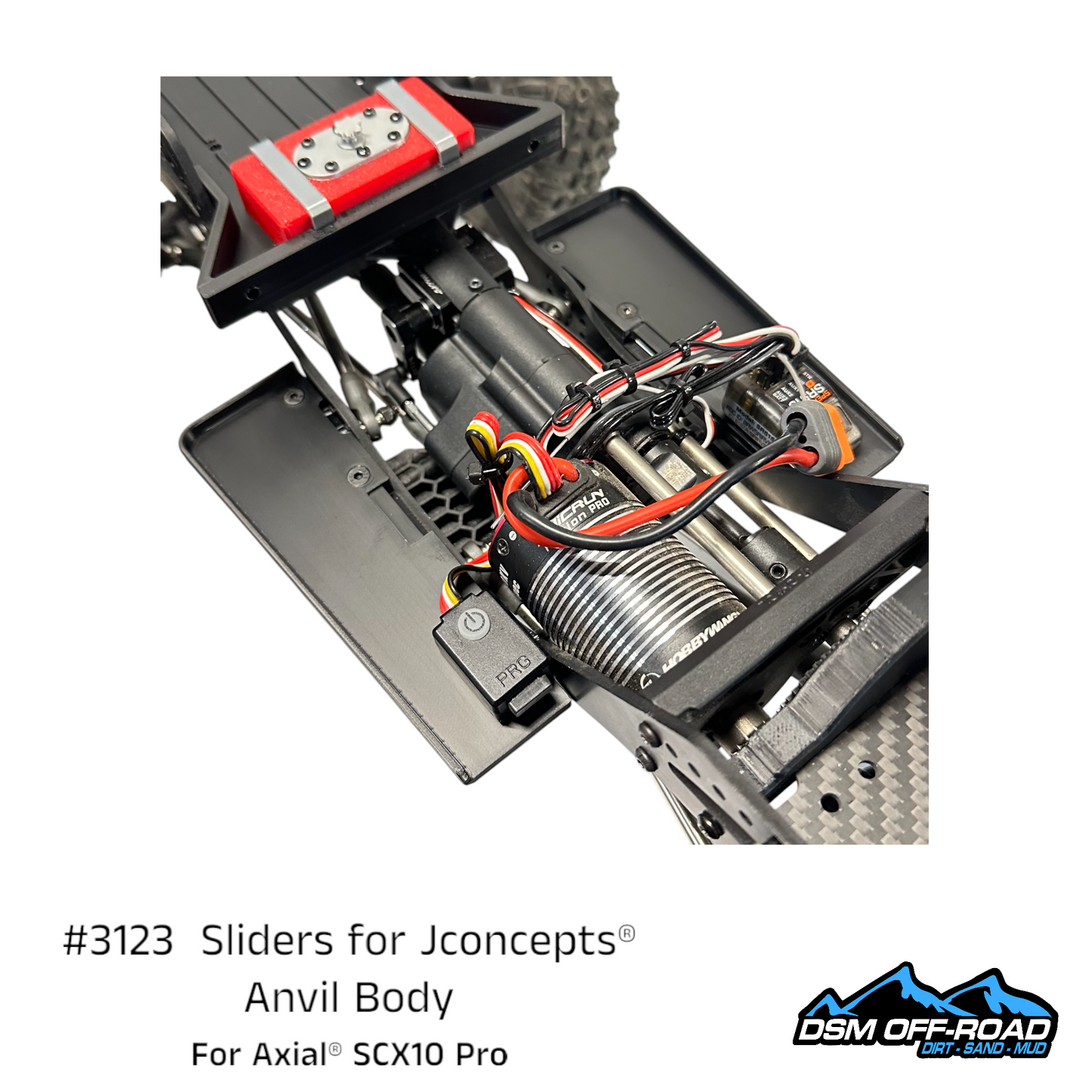 Sliders for Jconcepts® Anvil Body (Fits Axial® SCX10 Pro)