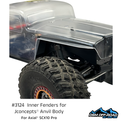 Inner Fenders for Jconcepts® Anvil Body (Fits Axial® SCX10 Pro)