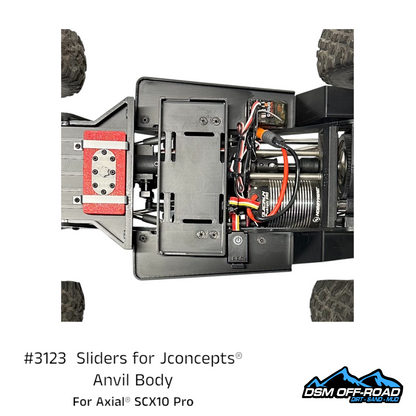 Sliders for Jconcepts® Anvil Body (Fits Axial® SCX10 Pro)