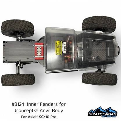 Inner Fenders for Jconcepts® Anvil Body (Fits Axial® SCX10 Pro)